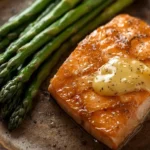 Garlic Butter Salmon with Asparagus