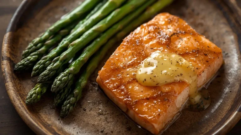 Garlic Butter Salmon with Asparagus