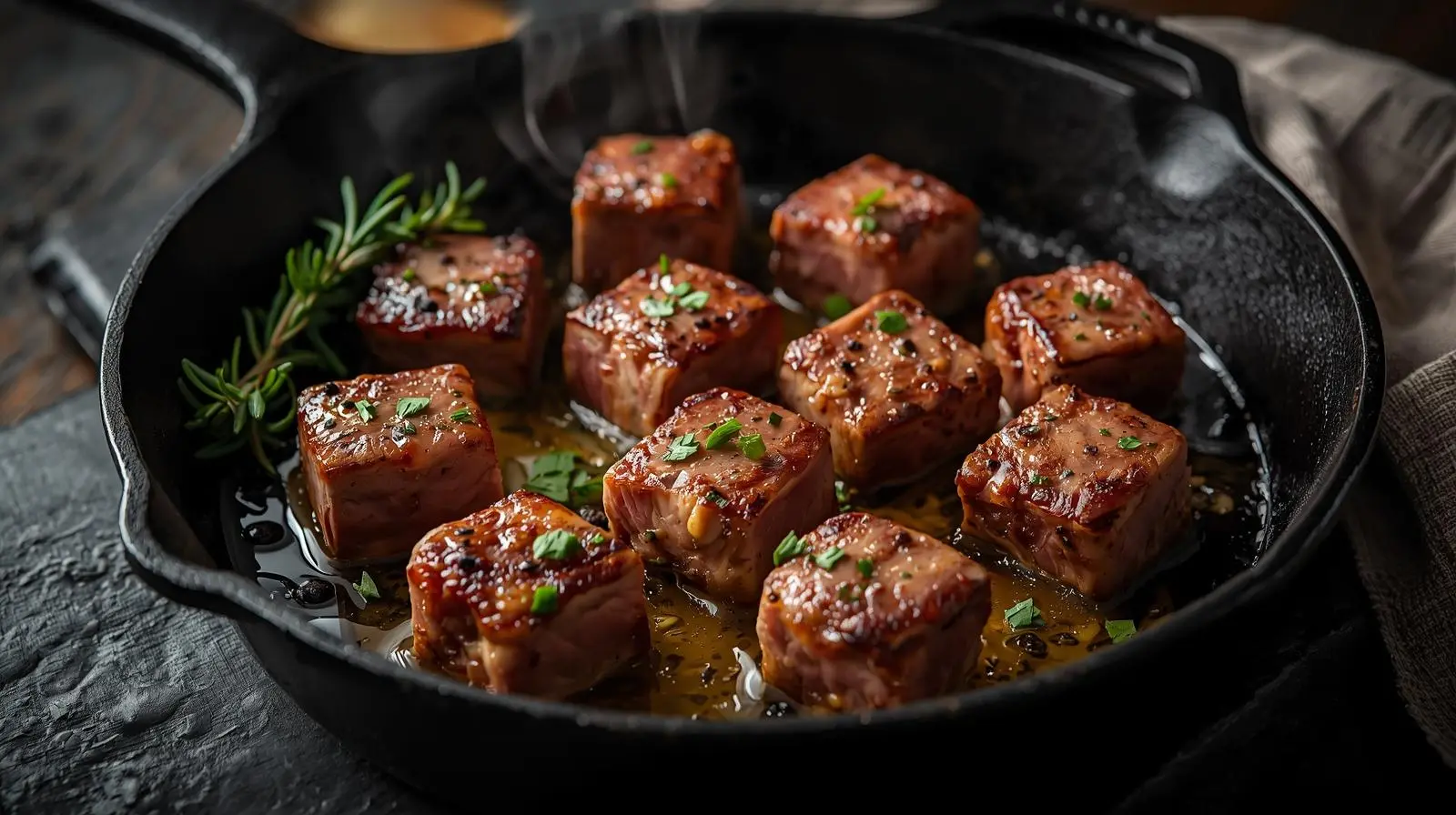Garlic Butter Steak Bites