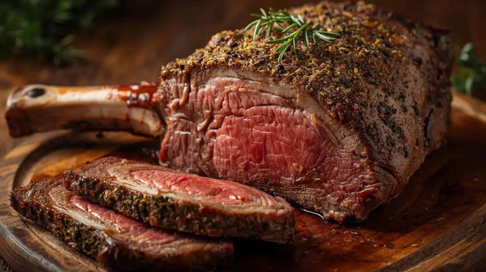 Herb-Crusted Prime Rib