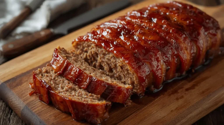 Maple Bacon Wrapped Meatloaf