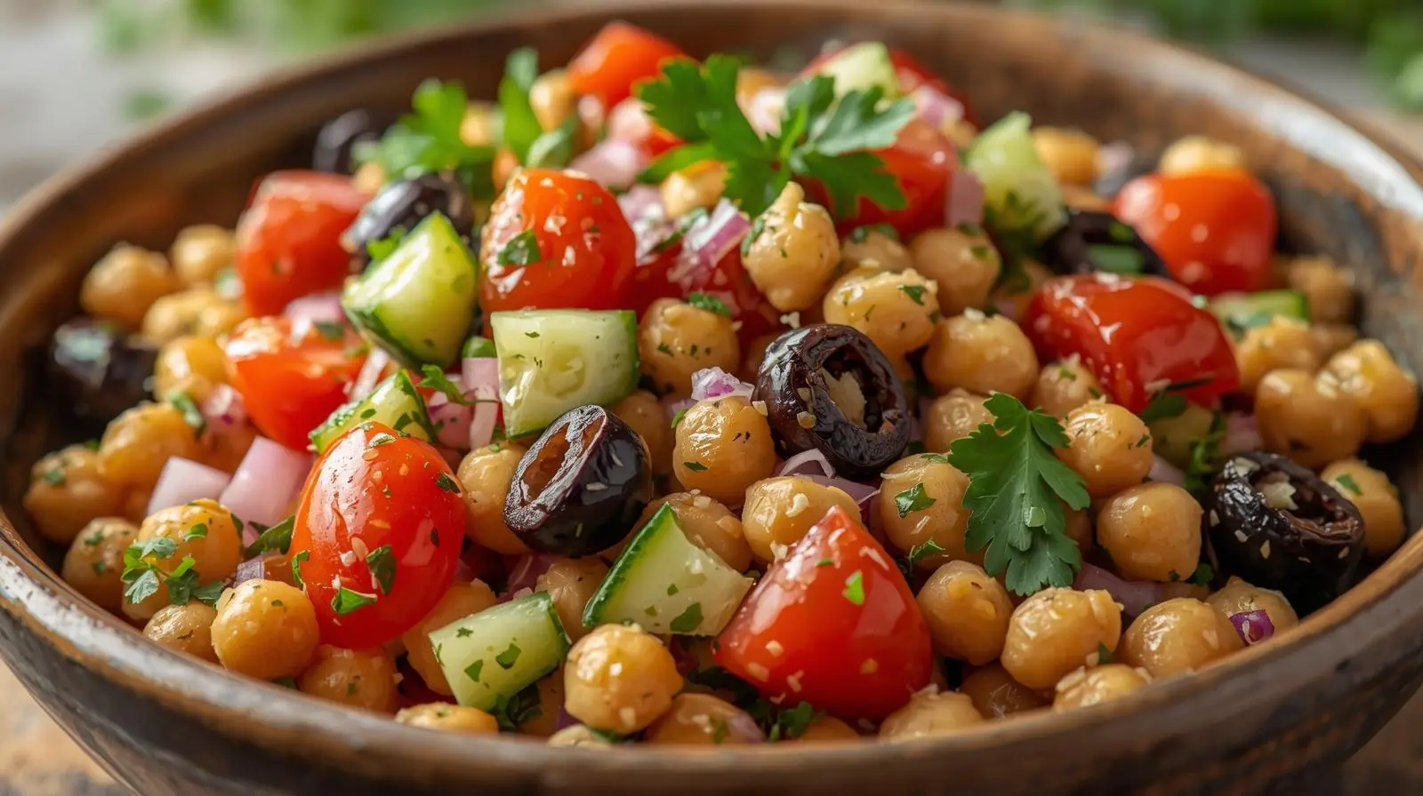 Mediterranean Chickpea Salad