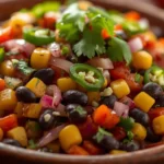 Spicy Roasted Corn & Black Bean Salad