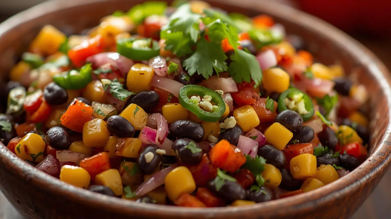 Spicy Roasted Corn & Black Bean Salad
