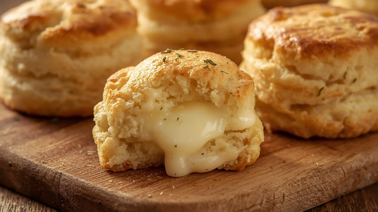 Southern Mozzarella Biscuit Bombs Imagine biting into a warm, gooey biscuit filled with melted mozzarella cheese. Southern Mozzarella Biscuit Bombs are the ultimate comfort food. They mix the ease of a biscuit with the creaminess of cheese, making them a must-try appetizer or snack. These delicious treats are not only easy to make. They also need just a few ingredients, perfect for any event or a relaxing evening at home. Their flaky outside and cheesy inside make them a hit with everyone. Key Takeaways Easy-to-follow recipe for Southern Mozzarella Biscuit Bombs Minimal ingredients required for this delicious appetizer Perfect for gatherings or a cozy night in Combines the simplicity of biscuits with the richness of mozzarella cheese Ideal for anyone looking for a comforting, cheesy snack What Are Southern Mozzarella Biscuit Bombs? Imagine a world where Southern comfort meets melted mozzarella in a flaky biscuit. Welcome to Southern Mozzarella Biscuit Bombs. These treats mix traditional Southern flavors with a modern twist, making them a crowd-pleaser at any event. The Southern Culinary Tradition Southern cuisine is famous for its rich flavors and hearty dishes. Biscuits are a key part of this tradition, often made from scratch. Southern Mozzarella Biscuit Bombs keep this tradition alive with a cheesy twist. The Magic of Cheese-Stuffed Biscuits The magic of Southern Mozzarella Biscuit Bombs is in their simplicity and joy. Stuffing biscuits with mozzarella cheese makes a savory snack. The melted cheese inside adds flavor and texture that's irresistible. These biscuit bombs impress at any gathering. Key ComponentsDescriptionBenefitsHomemade Biscuit DoughMade from scratch using traditional Southern recipesProvides a flaky, buttery textureMozzarella Cheese FillingHigh-quality mozzarella for the perfect meltAdds a creamy, cheesy centerSouthern-Style SeasoningsBlends of herbs and spices characteristic of Southern cuisineEnhances the flavor profile Southern Mozzarella Biscuit Bombs are more than a snack. They're an experience that shows traditional cuisine can evolve and stay true to its roots. The Ultimate Cheesy, Flaky Appetizer for Your Table Southern Mozzarella Biscuit Bombs are a top choice for indulgent appetizers. They have a crispy outside and a soft, cheesy inside. This combo is sure to delight any crowd. Why These Bombs Are Crowd-Pleasers These biscuit bombs are easy to make and need just a few ingredients. This makes them perfect for hosts who want to impress without much effort. The mix of melted mozzarella and flaky dough is irresistible. They're great for any event, from casual gatherings to formal parties. Nutritional Information While Southern Mozzarella Biscuit Bombs are a rich treat, they can fit into a healthy diet if eaten in moderation. Each serving has a good mix of carbs, protein, and fat. For those with dietary needs, you can use gluten-free dough or lower-fat cheese. Time and Budget Considerations This recipe is quick and easy. Prep takes under 30 minutes, and baking is about 15 minutes. You'll have fresh biscuit bombs ready fast. Plus, the ingredients are affordable, making it a cost-effective appetizer for any size event. Essential Ingredients for Perfect Biscuit Bombs Making the perfect Southern Mozzarella Biscuit Bombs needs the right ingredients. The right mix not only boosts the taste but also makes the biscuits flaky and cheesy. Selecting the Right Biscuit Dough Choosing between store-bought and homemade biscuit dough depends on what you prefer. Do you want ease or do you like to get creative? Store-Bought Options Store-bought biscuit dough is a quick choice. Look for brands that promise flaky, buttery layers. Homemade Dough Recipe For a homemade twist, make your biscuit dough from scratch. This way, you can pick the ingredients and flavor you want. Choosing Your Mozzarella Mozzarella is the main attraction, giving that cheesy pull. Choose fresh, high-quality mozzarella for the best taste. Seasonings and Flavor Enhancers To give your biscuit bombs a savory kick, add herbs and spices. Garlic powder, dried herbs, or a bit of red pepper flakes can make a big difference. IngredientPurposeTipsBiscuit DoughBase of the biscuit bombsChoose between store-bought or homemade for convenience or customization.Mozzarella CheeseProvides the cheesy centerUse fresh, high-quality mozzarella for the best flavor.SeasoningsEnhances flavorExperiment with herbs and spices to add a savory twist. Kitchen Tools and Equipment You'll Need Having the right tools is key for making tasty party snacks like biscuit bombs. You'll need to set up your kitchen with the right equipment. Essential Baking Tools Here are the tools you must have for baking biscuit bombs: A large mixing bowl for combining ingredients A measuring cup and spoons for accurate measurements A baking sheet lined with parchment paper for easy cleanup A medium-sized bowl for melting cheese or butter Optional Specialized Equipment While not essential, these tools can help: A biscuit cutter or a glass for cutting out dough A pastry brush for egg washes or melted butter Setting Up Your Workspace Before starting, clear a big workspace. Organize your tools and ingredients so they're easy to find. This makes the process smoother and more fun. Tool/EquipmentPurposeLarge Mixing BowlCombining ingredientsMeasuring Cup/SpoonsAccurate measurementsBaking SheetBaking biscuit bombsBiscuit Cutter/GlassCutting out dough Preparation Steps Before Assembly To make your biscuit bombs flaky and tasty, start by preparing your dough and cheese right. This is key to a fantastic homemade appetizer. Dough Preparation Techniques Begin by making your biscuit dough as the recipe says. If it's store-bought, thaw it as directed. For homemade dough, let it warm up to room temperature first. Cheese Cutting Methods Cut your mozzarella cheese into small cubes for even melting. Adjust the cube size to your liking for cheesiness. Preheating and Pan Preparation Heat your oven to the recipe's temperature. Get your baking pans ready by lining them with parchment paper or greasing them lightly to avoid sticking. Preparation StepDetailsDough PreparationThaw or bring to room temperatureCheese CuttingCut into small cubesPan PreparationLine with parchment paper or grease By doing these steps, you're on your way to a mouthwatering appetizer that everyone will love. Step-by-Step Assembly Instructions Assembling delicious Southern Mozzarella Biscuit Bombs is easy. They're a crowd-pleaser at any event. Paying attention to the assembly details is key. Flattening and Shaping the Biscuits To start, flatten and shape the biscuit dough. You can do this in two ways: Hand Technique Use your hands to flatten each biscuit into a disk, about 1/4 inch thick. This gives a homemade look. Rolling Pin Method Or, use a rolling pin for a uniform thickness. Roll each biscuit to the right thinness. Adding the Perfect Amount of Cheese The cheesy center is what makes biscuit bombs so tempting. Place a tablespoon or so of mozzarella cheese in the center of each biscuit. Don't overfill to avoid cheese leakage. Sealing Techniques for No Leaks Sealing the biscuits right is key to keep cheese inside. Here are two sealing methods: Pinch Method Fold the dough over the cheese and pinch the edges tightly. This seals the biscuit bomb well. Fork Crimping Technique For extra security, crimp the edges with a fork. It seals the biscuit and looks nice too. TechniqueDescriptionAdvantagesHand TechniqueFlattening biscuit dough by handRustic appearance, easy to doRolling Pin MethodUsing a rolling pin to flatten doughUniform thickness, smooth surfacePinch MethodSealing biscuit bombs by pinching edgesSimple, effective sealFork Crimping TechniqueCrimping edges with a forkSecure seal, decorative edge By following these easy recipe steps, you'll make delicious Southern Mozzarella Biscuit Bombs. They have a flaky outside and a gooey, cheesy inside. They're a treat you'll love. Baking Your Southern Biscuit Bombs to Perfection The secret to making your Southern Biscuit Bombs irresistible is in the baking. To get it just right, follow the temperature and timing tips. Also, watch for visual signs of doneness and try different brushing methods for a golden top. Temperature and Timing Guidelines First, preheat your oven to 375°F (190°C). The baking time will be between 12 to 15 minutes, depending on the size. Keep an eye on them to avoid overcooking. Visual Cues for Doneness Your biscuit bombs are ready when they're golden brown on top. This is a clear sign they're cooked well. For extra assurance, use a thermometer to check the internal temperature reaches 190°F (88°C). Brushing Options for Golden Tops To get that golden finish, you have a few options: Butter Wash A melted butter wash adds flavor and shine to your biscuit bombs. Egg Wash An egg wash, made by mixing an egg with a tablespoon of water, gives a golden color. Garlic Butter Finish Brushing with garlic butter before baking adds an extra flavor layer. As Bon Appétit magazine notes, "The right finishing touch can elevate your baked goods from good to great." By picking the right brushing option, your Southern Biscuit Bombs will be indulgent and flaky. They're perfect as an appetizer for any event. Southern-Inspired Flavor Variations Turn your biscuit bombs into a Southern treat with these creative twists. The beauty of Southern Mozzarella Biscuit Bombs is their versatility. You can try many flavors that excite your taste buds. Classic Southern Add-ins Add traditional Southern ingredients to your biscuit bombs for a real taste. Think about adding: Country Ham and Cheese: A classic mix that brings a salty, savory taste. Pimento Cheese Version: Pimento cheese adds a creamy, slightly spicy flavor. Cajun-Spiced Biscuit Bombs For a spicy kick, try Cajun seasoning. It adds a bold, zesty flavor that goes well with mozzarella cheese. Sweet and Savory Options Try mixing sweet and savory flavors for a unique taste. Honey Drizzle Finish Drizzle honey on your biscuit bombs before baking. It adds a sweet touch that contrasts with the cheesy center. Maple Bacon Variation Add crispy maple bacon for a smoky, sweet flavor that's hard to resist. These Southern-inspired flavors make your homemade biscuit bombs not just tasty but also loved by all. Don't be afraid to mix and match to find your favorite. Troubleshooting Common Biscuit Bomb Problems Even with a simple recipe, biscuit bombs can sometimes go wrong. But don't worry, we've got you covered. This section will help you fix common problems like cheese leakage, undercooked centers, and dough texture issues. You'll learn how to make perfect biscuit bombs every time. Cheese Leakage Solutions Cheese leakage is a common problem. To prevent it, make sure you're sealing the biscuits properly. Press the edges together firmly and use a fork to crimp them. If the problem persists, try using less cheese or chilling the biscuits before baking. Undercooked Centers Undercooked centers can be a challenge. This might happen if your oven isn't set right or if your biscuit bombs are too big. To fix this, ensure your oven is at the right temperature and bake them a bit longer. You can also flatten them slightly for even cooking. Dough Texture Issues Dough texture can be tricky. You might face issues like dough being too dry or too sticky. Too Dry If your dough is too dry, it could be from overmixing or too much flour. To fix it, add a small amount of liquid like buttermilk or water. This should help you get the right consistency. Too Sticky If your dough is too sticky, it might be from not enough flour or too much liquid. Add more flour slowly until you get a workable dough. Be careful not to add too much, as it can make the biscuit dense. IssueCauseSolutionCheese LeakageInsufficient sealing, too much cheeseSeal edges properly, reduce cheese amountUndercooked CentersOven not calibrated, biscuit bombs too largeCalibrate oven, flatten biscuit bombsDough Too DryOvermixing, too much flourAdd liquid (buttermilk or water)Dough Too StickyInsufficient flour, too much liquidAdd more flour Serving Suggestions for Your Biscuit Bombs Presenting your biscuit bombs with the right sides can turn them into a standout appetizer. Here are some ideas to enhance your Southern Mozzarella Biscuit Bombs. Southern-Style Dipping Sauces Dipping sauces can boost the flavor of your biscuit bombs. Try these Southern-style options: Honey Butter: A mix of sweet and savory that goes great with the cheesy biscuit bombs. Spicy Ranch: For a spicy kick, spicy ranch dressing is a great choice. Tomato Gravy: A Southern favorite that complements the mozzarella's richness. Complementary Side Dishes For a complete spread, serve your biscuit bombs with: Fresh salads for a light contrast Grilled vegetables for extra flavor and health Other finger foods like mini quiches or deviled eggs Presentation Ideas for Parties At a party, display your biscuit bombs on a tiered dish or a wooden board. Add fresh herbs like parsley or chives for color. Make-Ahead, Storage, and Reheating Tips You can make your Southern Mozzarella Biscuit Bombs ahead of time. They'll taste great even after storage and reheating. Whether for a party or a week's worth of treats, here's how to keep them tasty. Refrigeration Guidelines Store them in the fridge if baking within a day or two. Put the unbaked bombs on a baking sheet lined with parchment. Cover with plastic wrap and refrigerate. Bake them when ready, following the original instructions. Freezing Methods Freezing is ideal for longer storage. You can freeze before or after baking. Pre-Baked Freezing Freeze assembled bombs on a baking sheet until solid. Then, move them to a freezer-safe bag or container. Bake straight from the freezer, adding a few extra minutes. Raw Dough Freezing Freeze the dough before assembling. Wrap it tightly in plastic wrap or foil. Thaw in the fridge overnight before using. Best Reheating Techniques Reheating is crucial for the best biscuit bomb experience. Oven Method Reheat in a preheated oven at 350°F (175°C) for 5-10 minutes. This ensures a crispy outside and a warm inside. Air Fryer Method For an extra crispy exterior, use an air fryer at 300°F (150°C) for 2-3 minutes. It's quick and adds a nice texture. Conclusion You've now found the secret to making irresistible Southern Mozzarella Biscuit Bombs. These are cheesy, flaky, and loved by all. They're perfect for snacking, entertaining, or as a side dish. Follow the steps in this article to make these treats at home. Try adding herbs or spices to the dough or use different cheeses. You'll find your new favorite flavor. Whether it's a party or just a snack time, these biscuit bombs will impress. So, give them a try. Enjoy the oohs and aahs from your loved ones as you share these tasty treats. FAQ What makes Southern Mozzarella Biscuit Bombs so cheesy and indulgent? The mix of mozzarella cheese and flaky biscuit dough makes these bombs rich and cheesy. They're perfect for parties and gatherings. Can I make Southern Mozzarella Biscuit Bombs ahead of time? Yes, you can make them ahead. Refrigerate or freeze them before baking. They're a great party snack. How do I prevent cheese leakage during baking? To avoid cheese leakage, seal the biscuits well. Use the pinch method or fork crimping. Don't overfill them with cheese. Can I customize the flavor of my biscuit bombs? Absolutely! Try adding country ham, pimento cheese, or Cajun spices. This way, you can make unique and tasty biscuit bombs. What are some serving suggestions for Southern Mozzarella Biscuit Bombs? Serve them with Southern-style dips like honey butter or spicy ranch. They also go well with salads or soups. How do I reheat leftover biscuit bombs? Reheat them in the oven or air fryer. Bake or air fry at a moderate temperature until crispy and warm. Are Southern Mozzarella Biscuit Bombs suitable for a crowd? Yes, they're great for a crowd. They're easy to make in large batches. Everyone will love their cheesy, flaky goodness.