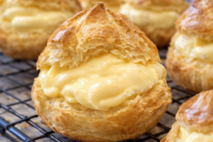 Cream Puffs with Custard Filling