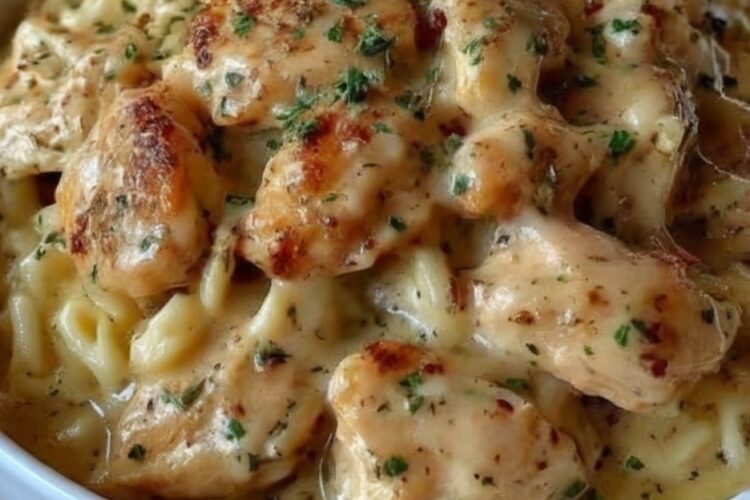 One-Pan Chicken with Buttered Noodles – The Weeknight Comfort Dinner You’ll Make on Repeat