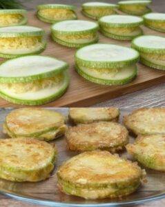 Scalloped zucchini casserole creamy and golden on top