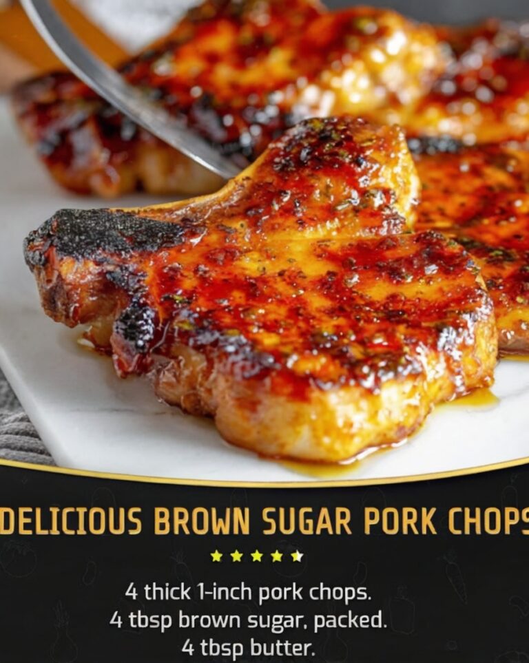 The Caramelized Brown Sugar Pork Chops