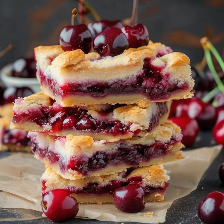 Christmas Cherry Bars (The Festive Red and White Holiday Win)