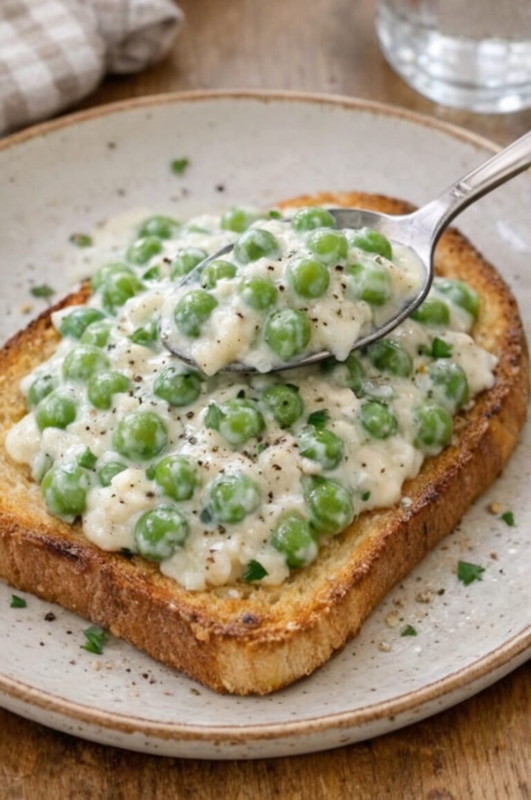 Creamed Peas on Toast (The Ultimate Nostalgic Comfort)