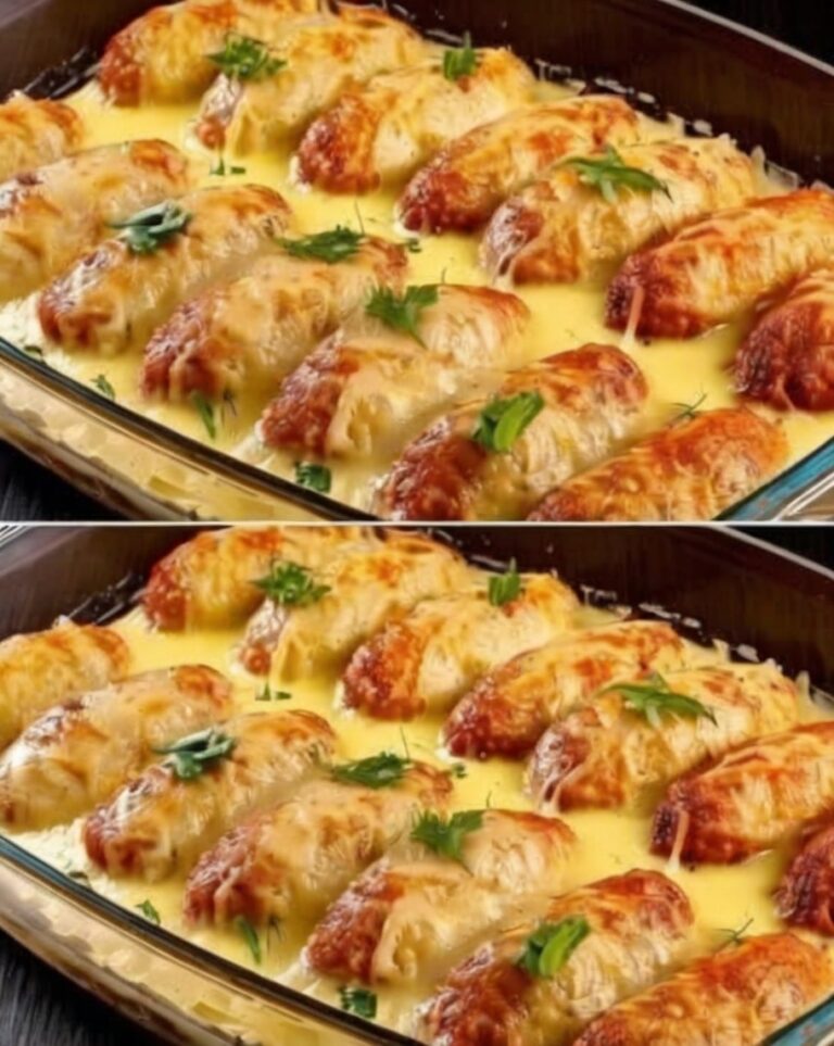 Favorite Stuffed Cabbage Rolls on a Vegetable Bed (The Ultimate Healthy Comfort)