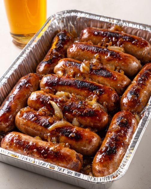 Oven-Baked Glazed Honey Garlic Sausages