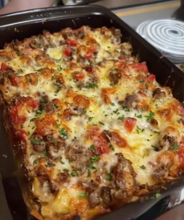 Philly Cheesesteak Casserole (The Low-Carb Comfort King)