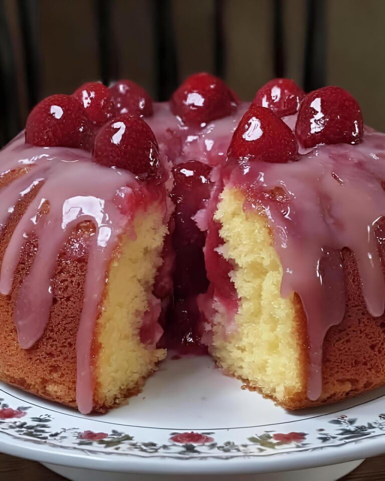 Strawberry Cheesecake Pound Cake