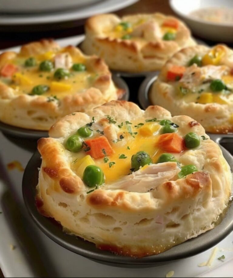 The Golden Crust Mini Chicken Pot Pies