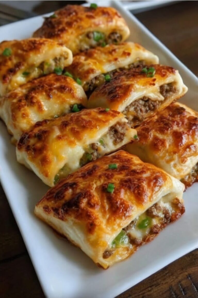 Cheesy Beef Taco Pockets