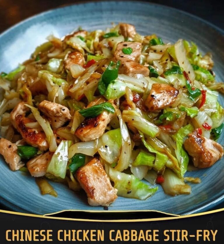Chinese Chicken Cabbage Stir-Fry