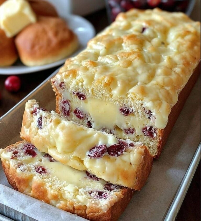 Cream Cheese Cranberry Loaf: Tangy, Sweet, and Absolutely Irresistible