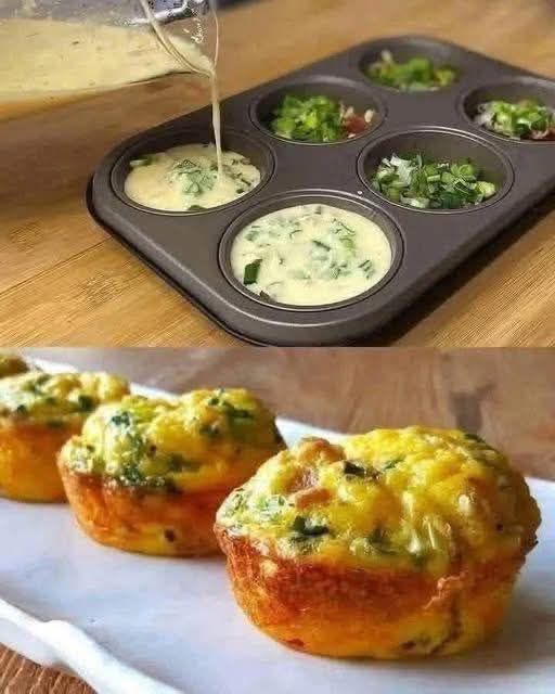 Vegetable Omelet Muffins for Kids